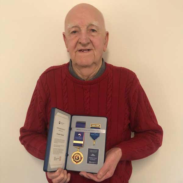 Andrew Glassford With His Ambassador For Peace